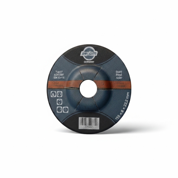 Schruppscheibe 115x6 mm für  Stahl, Eisen und Metall